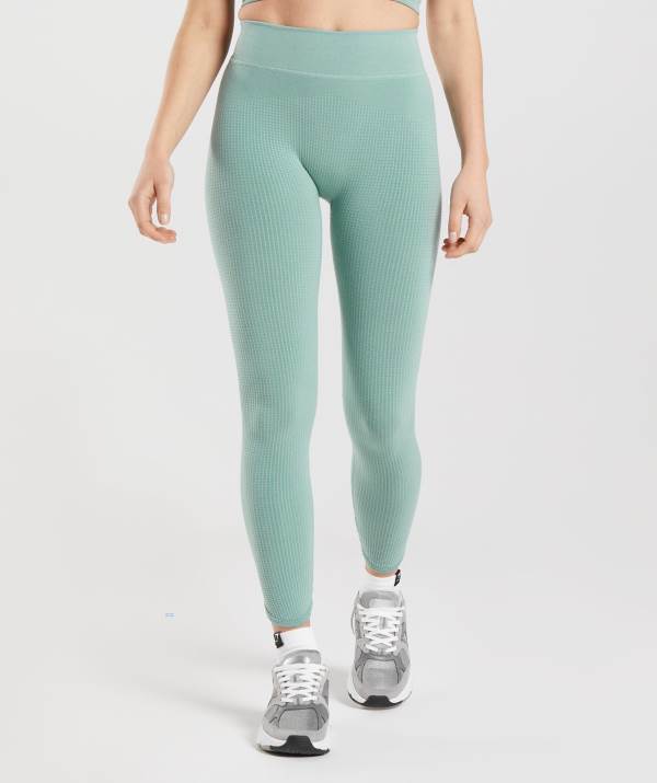 Damske Legíny Gymshark Pause Seamless Modre | MY8059174